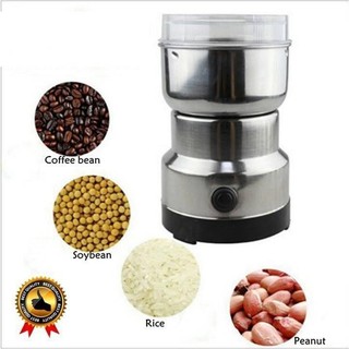 Máy xay hạt inox 6 lưỡi đa năng chuyên dụng xay hạt, xay tiêu, cà phê 200W
