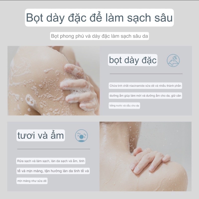 Sữa tắm TRẮNG DA - MỀM MỊN DA