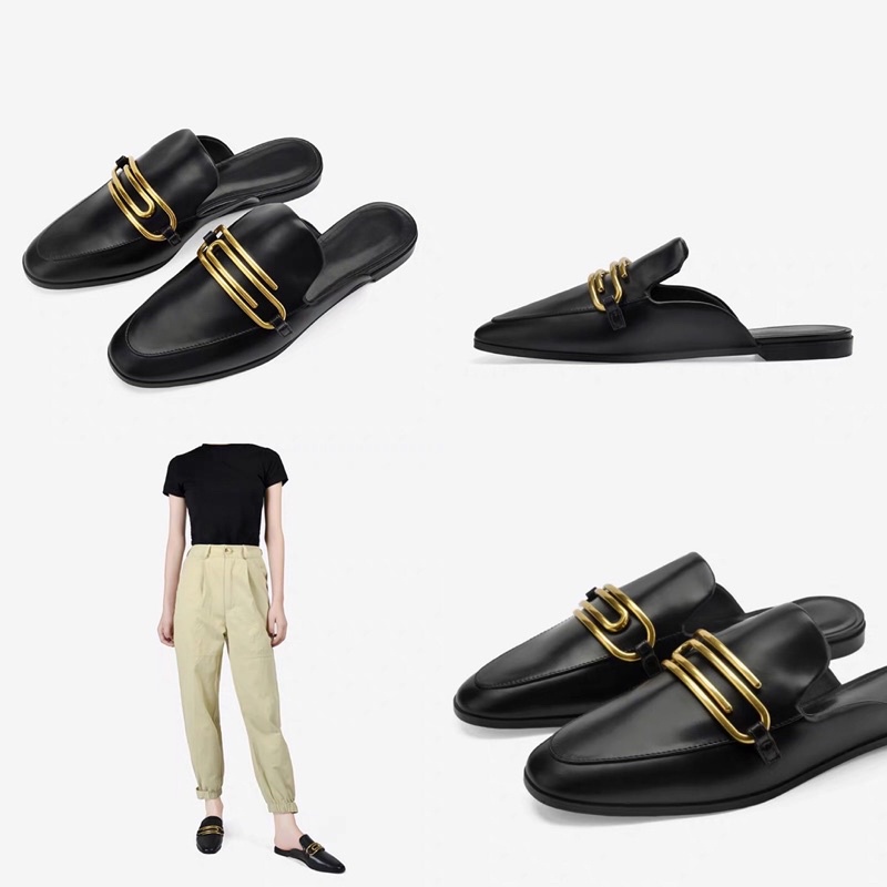 GIÀY/SỤC MULES ZARA SANG CHẢNH  dép thời trang nữ