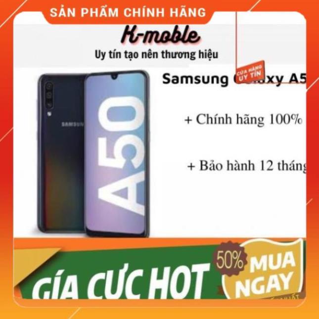 ( SALE SỐC ) Điện Thoại Samsung Galaxy A50 2sim Chính Hãng, Ram 4G Bộ Nhớ 64G, Bảo Hành 12 tháng