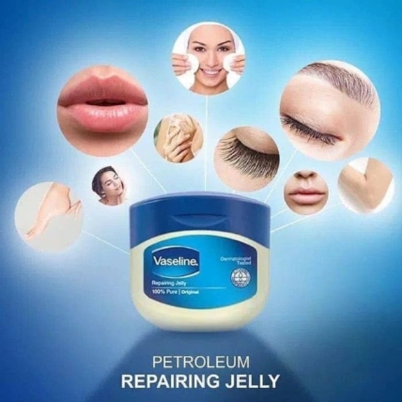 Sáp Dưỡng Ẩm Vaseline Đa Năng Pure Petroleum Jelly 49g-100ml-368g