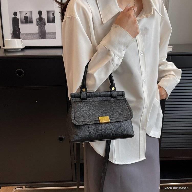 Túi đeo chéo Kelly phiên bản Hàn Quốc Túi xách dung tích lớn Túi đeo sát nách Túi nữ Túi vuông nhỏ💯HÀNG CÓ SẴN💯
