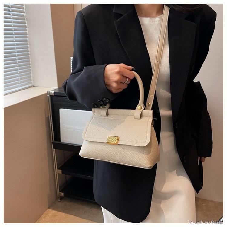 Túi đeo chéo Kelly phiên bản Hàn Quốc Túi xách dung tích lớn Túi đeo sát nách Túi nữ Túi vuông nhỏ💯HÀNG CÓ SẴN💯