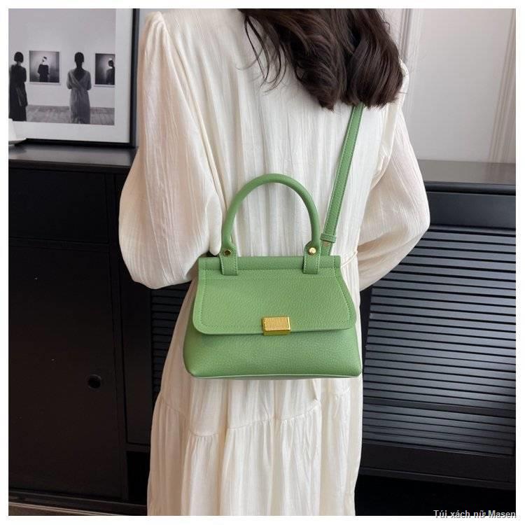 Túi đeo chéo Kelly phiên bản Hàn Quốc Túi xách dung tích lớn Túi đeo sát nách Túi nữ Túi vuông nhỏ💯HÀNG CÓ SẴN💯
