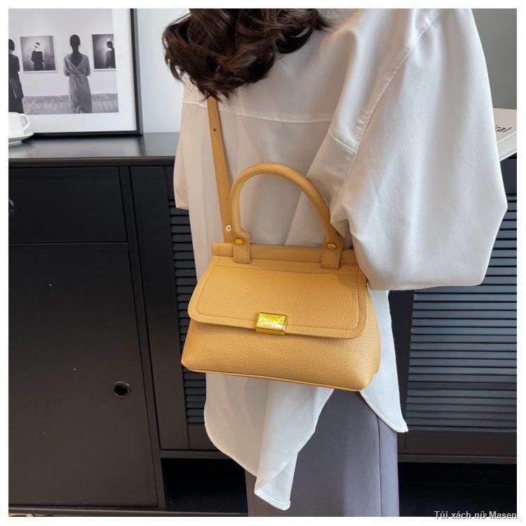 Túi đeo chéo Kelly phiên bản Hàn Quốc Túi xách dung tích lớn Túi đeo sát nách Túi nữ Túi vuông nhỏ💯HÀNG CÓ SẴN💯