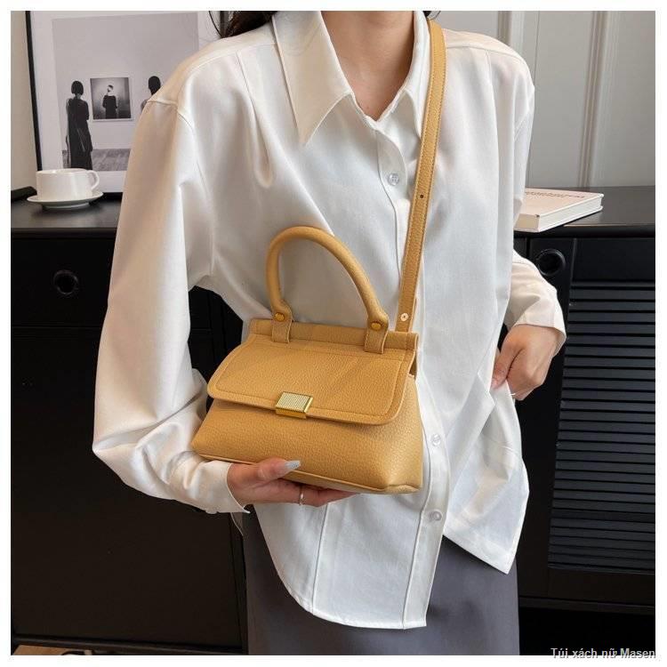 Túi đeo chéo Kelly phiên bản Hàn Quốc Túi xách dung tích lớn Túi đeo sát nách Túi nữ Túi vuông nhỏ💯HÀNG CÓ SẴN💯
