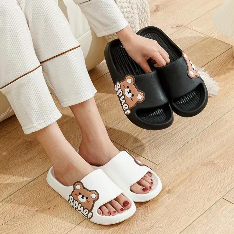 Dép đi trong nhà hình gấu siêu cute Brown'1999 | BigBuy360 - bigbuy360.vn