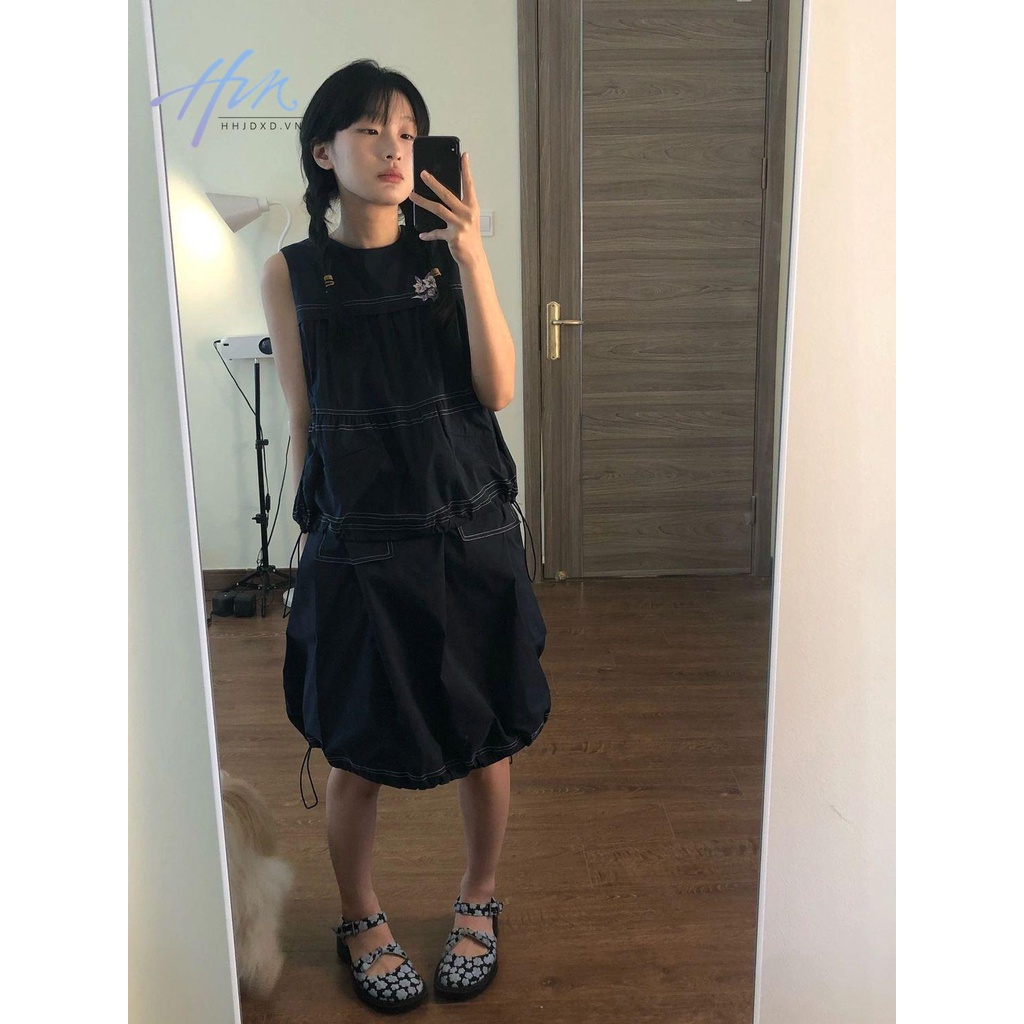 Áo Thun Ngắn Tay Giả Hai Mảnh Dáng Rộng Phong Cách Mới 2023