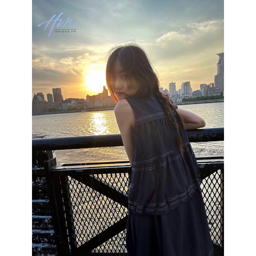 Áo Thun Ngắn Tay Giả Hai Mảnh Dáng Rộng Phong Cách Mới 2023