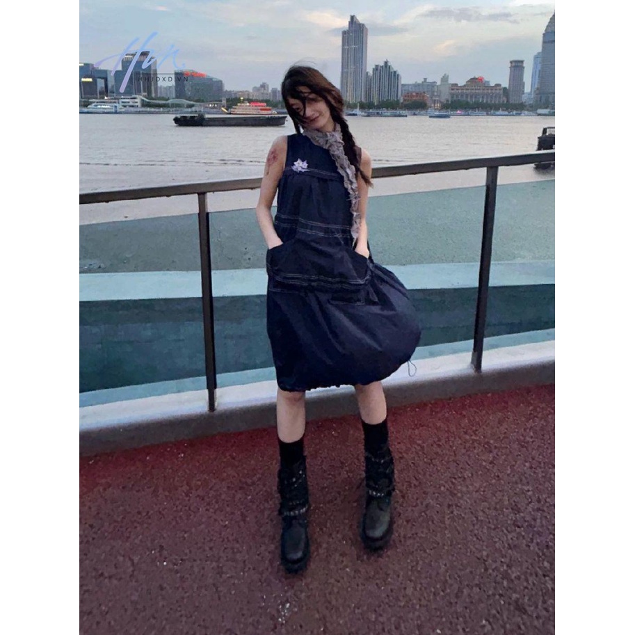 Áo Thun Ngắn Tay Giả Hai Mảnh Dáng Rộng Phong Cách Mới 2023