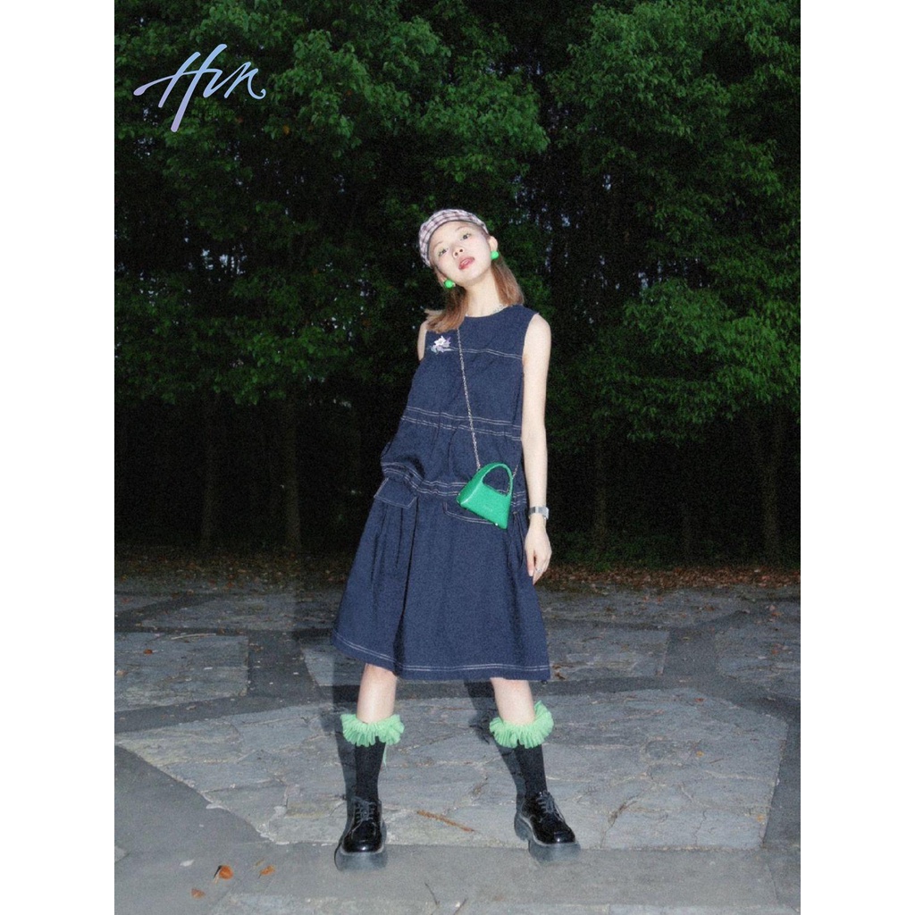 Đầm Giả Hai Mảnh Dáng Chữ A Phong Cách Nhật Bản Cổ Điển Thời Trang Mùa Hè Xinh Xắn Cho Nữ