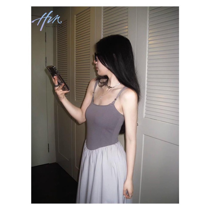 Đầm Dài Không Tay Thời Trang Mùa Hè Dành Cho Nữ