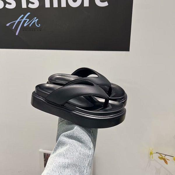 Dép Xỏ Ngón Đế Dày Màu Bạc Thời Trang Mùa Hè Dễ Phối Đồ