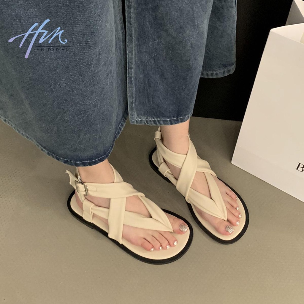 Sandal Roman Mùa Hè 2023 Phong Cách Hàn Quốc Cổ Điển Cho Nữ