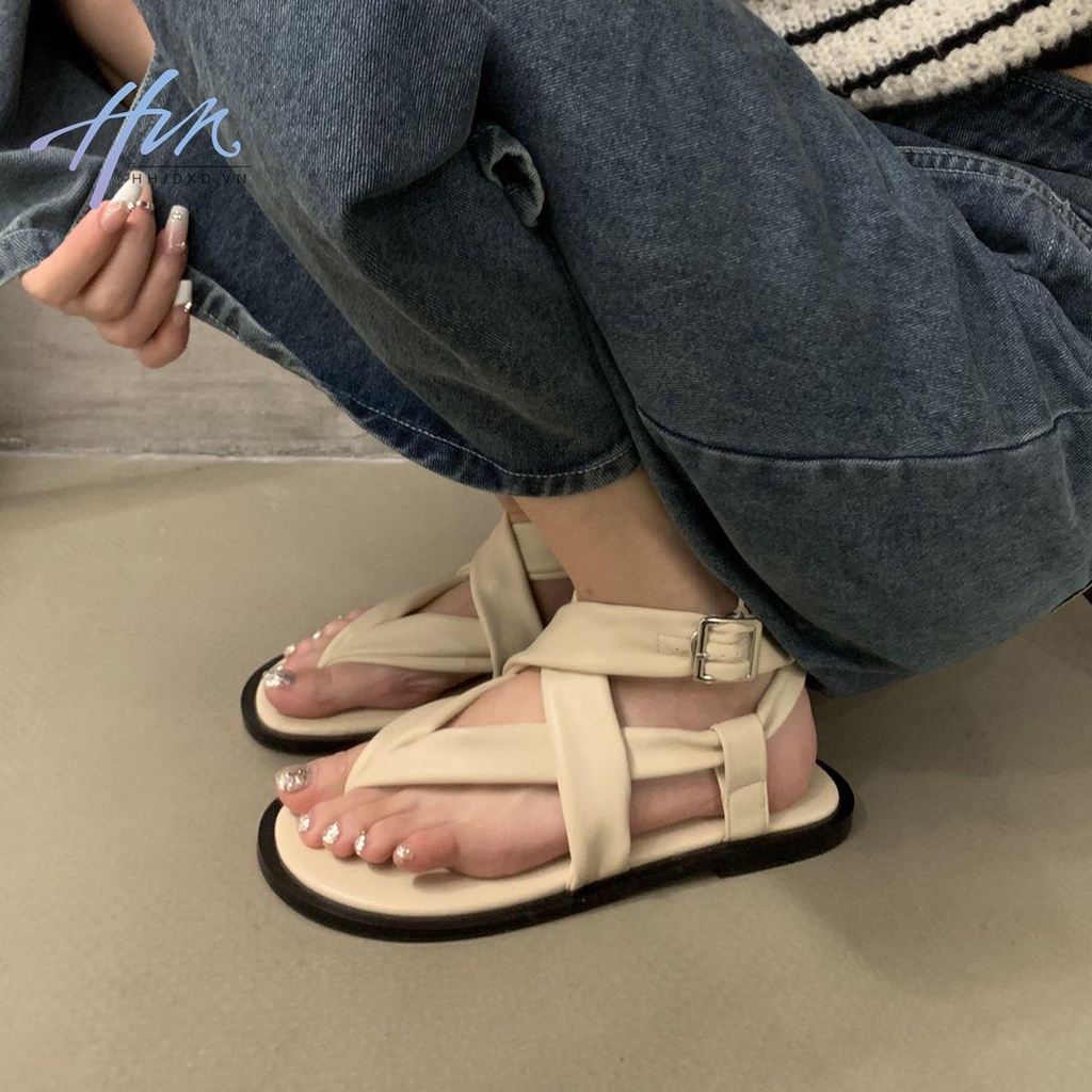 Sandal Roman Mùa Hè 2023 Phong Cách Hàn Quốc Cổ Điển Cho Nữ