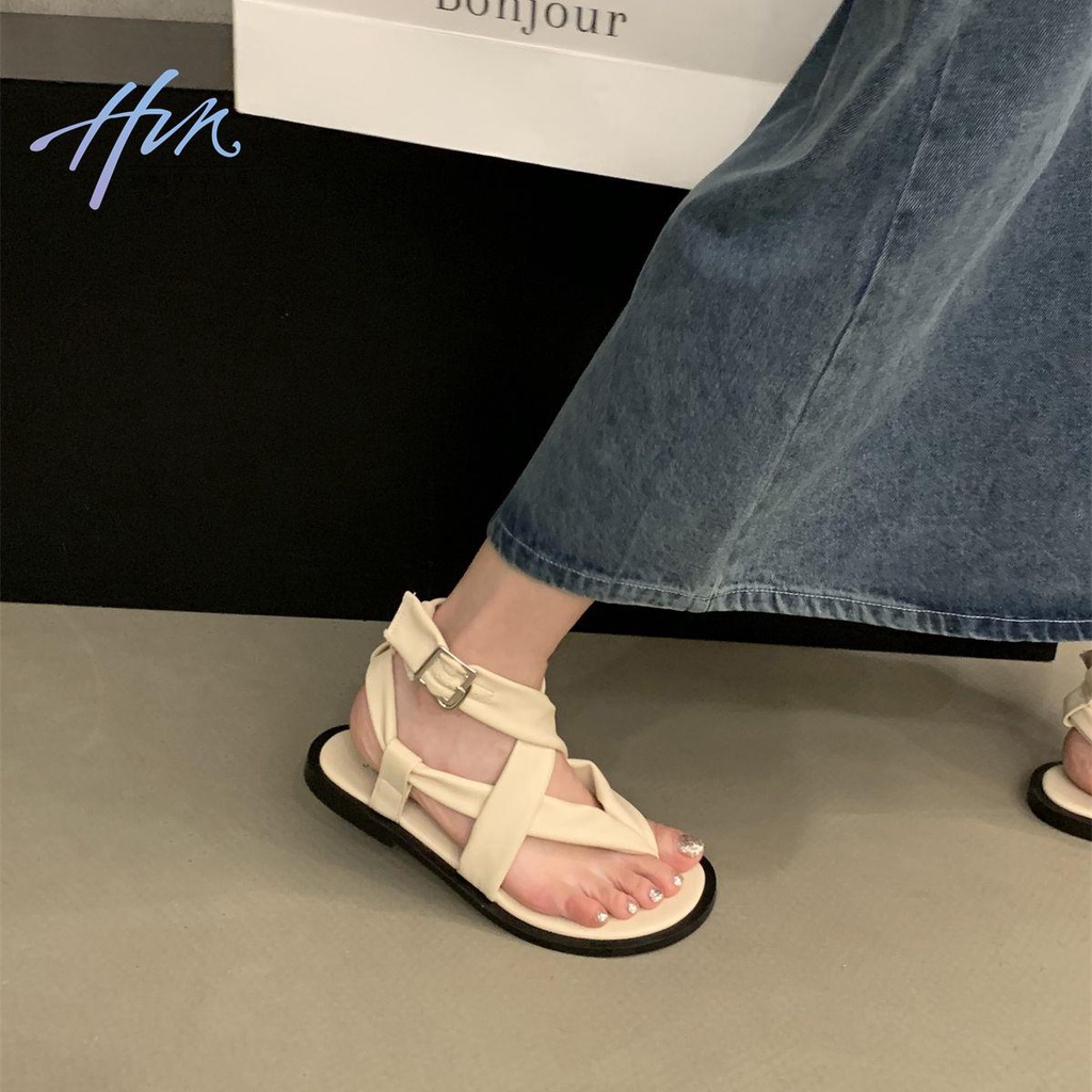 Sandal Roman Mùa Hè 2023 Phong Cách Hàn Quốc Cổ Điển Cho Nữ