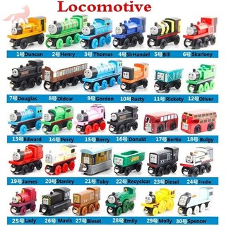 Thomas And Friends Train Track Set Đồ chơi James Duke Petcy Henry Hợp kim Xe lửa Cỗ xe hợp kim bằng gỗ Mag