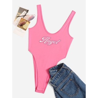 [Hàng order Shein] áo ba lỗ dáng bodysuit