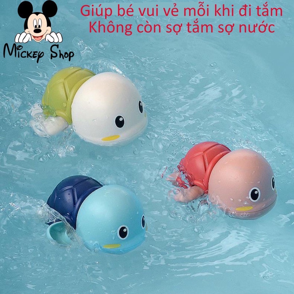 Đồ chơi nhà tắm Rùa Bơi Vịt Bơi đáng yêu cho bé thả bồn, dễ thương nghĩnh cho bé