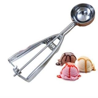 Dụng Cụ Múc Kem sunzin chất liệu Inox Đa Năng, Thìa múc kem tươi - Muỗng múc kem inox Tiện Dụng