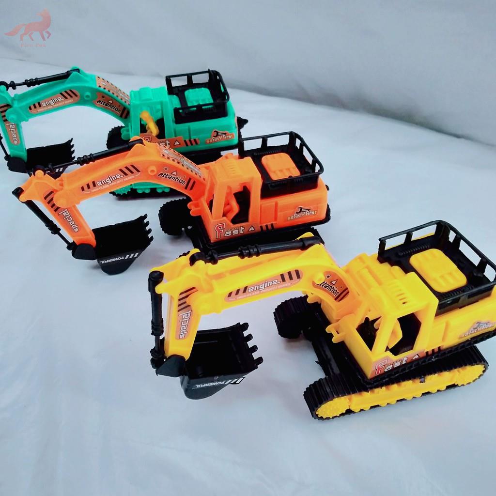 XE TẢI ĐỒ CHƠI MÁY XÚC MINI (size 18x9x11cm)