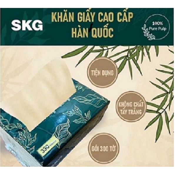 Thùng 30 Gói Giấy Ăn sunzi Cao Cấp SKG - Giấy Ăn Gấu Trúc Hàn Quốc Siêu Dai, Mềm Mịn