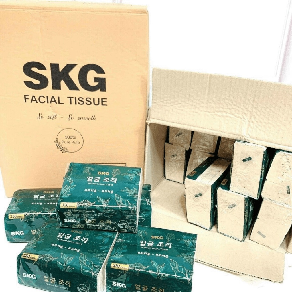 Thùng 30 Gói Giấy Ăn sunzi Cao Cấp SKG - Giấy Ăn Gấu Trúc Hàn Quốc Siêu Dai, Mềm Mịn