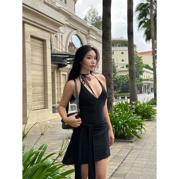 Deva Dress - Váy thun dáng yếm ngắn - THIẾT KẾ BỞI IAMCOCO.OFFICIAL
