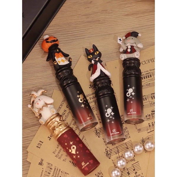 Son kem/ son bóng siêu dễ thương - phấn má hồng đồng hồ bỏ túi