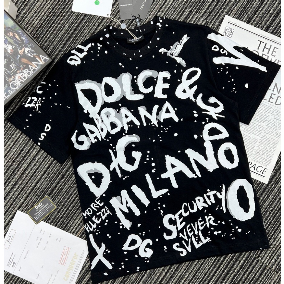 Áo Phông Nam Nữ Tay Lỡ DG _ Áo thun form rộng unisex  style Hàn Quốc phiên bản DOLCE Hottrend 2023