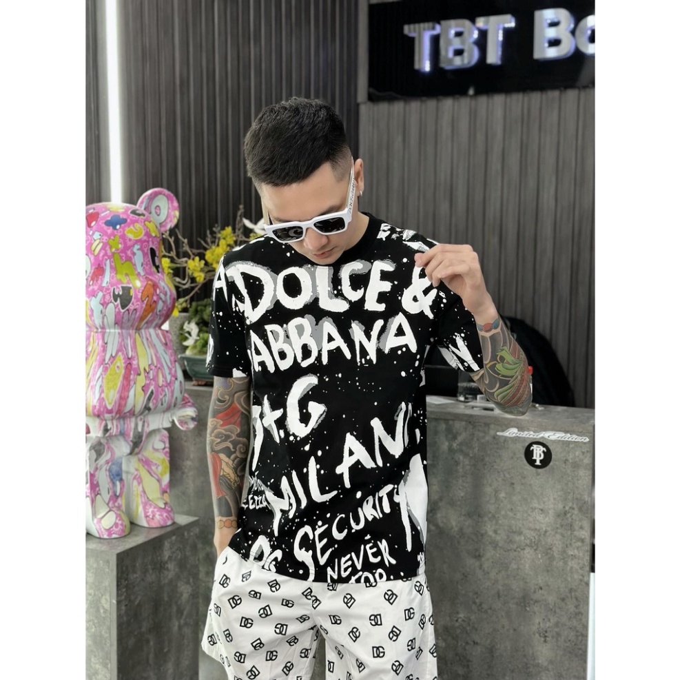 Áo Phông Nam Nữ Tay Lỡ DG _ Áo thun form rộng unisex  style Hàn Quốc phiên bản DOLCE Hottrend 2023 | BigBuy360 - bigbuy360.vn