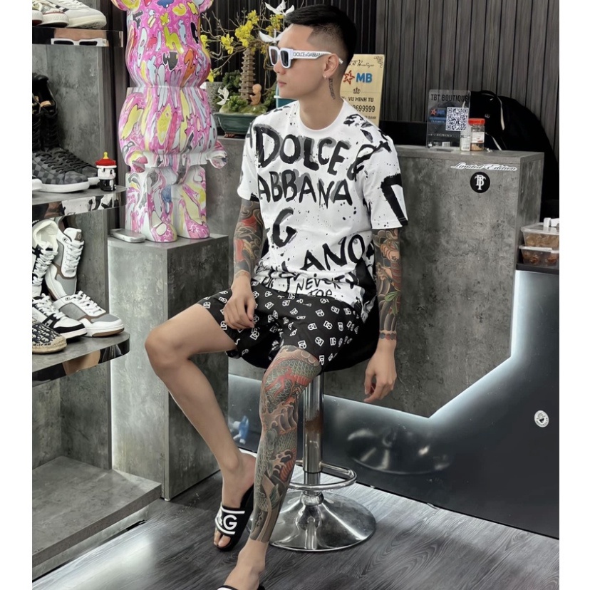 Áo Phông Nam Nữ Tay Lỡ DG _ Áo thun form rộng unisex  style Hàn Quốc phiên bản DOLCE Hottrend 2023 | BigBuy360 - bigbuy360.vn