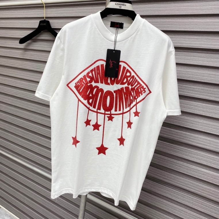 Áo Thun Nam LBT Siêu Cấp In Kim Tuyến Môi Màu Đỏ Chất Liệu Cotton Unisex Nam Nữ Siêu Đẹp Cháy phố 2023 | BigBuy360 - bigbuy360.vn