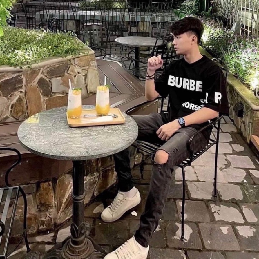 Áo Burberry Horseferry in chữ cao cấp Áo thun BBR nam nữ mới nhất siêu hottrend cháy phố cực chất 2023 | BigBuy360 - bigbuy360.vn