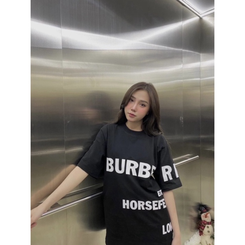 Áo Burberry Horseferry in chữ cao cấp Áo thun BBR nam nữ mới nhất siêu hottrend cháy phố cực chất 2023 | BigBuy360 - bigbuy360.vn
