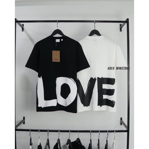 Áo Thun Burberry nam nữ LOVE phong cách luxury ,Áo Đôi chữ LOVE vải cotton co dãn 4 chiều siêu đẹp | BigBuy360 - bigbuy360.vn