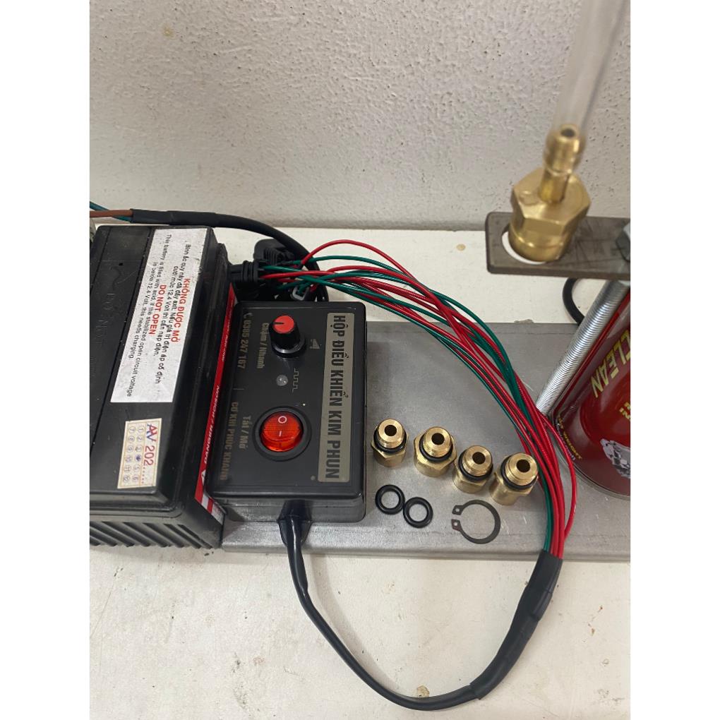 Bộ Xúc Rửa Kim Phun Xe Máy, Dụng Cụ Vệ Sinh Kim Phun