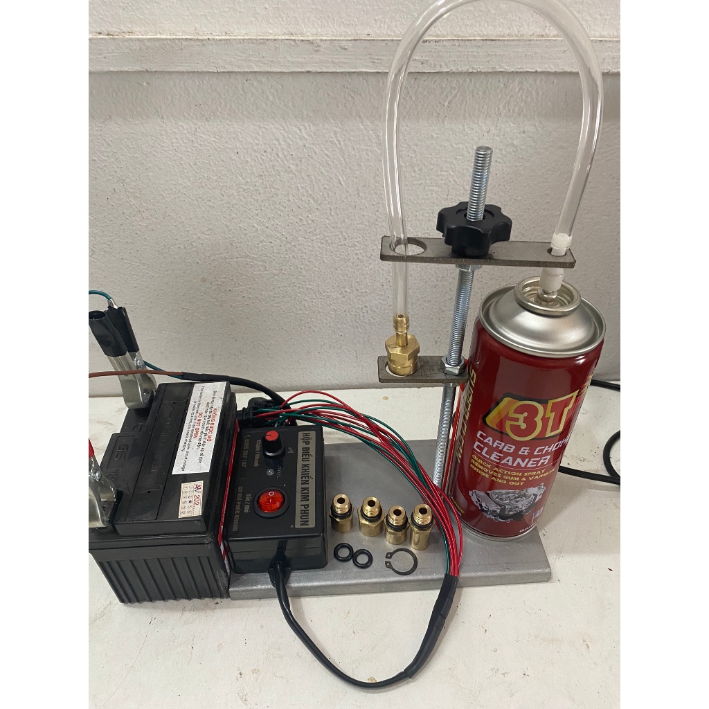 Bộ Xúc Rửa Kim Phun Xe Máy, Dụng Cụ Vệ Sinh Kim Phun