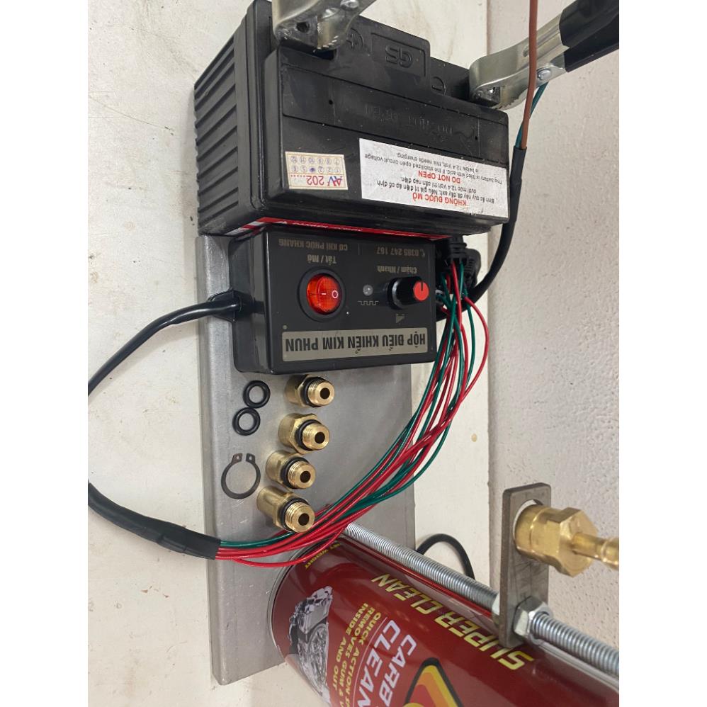 Bộ Xúc Rửa Kim Phun Xe Máy, Dụng Cụ Vệ Sinh Kim Phun