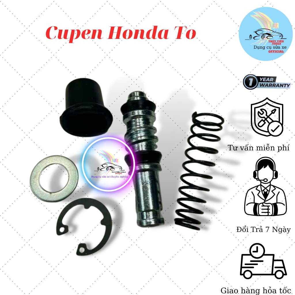 Pittong phanh dầu, phốt cupen các dòng xe Honda, YAMAHA