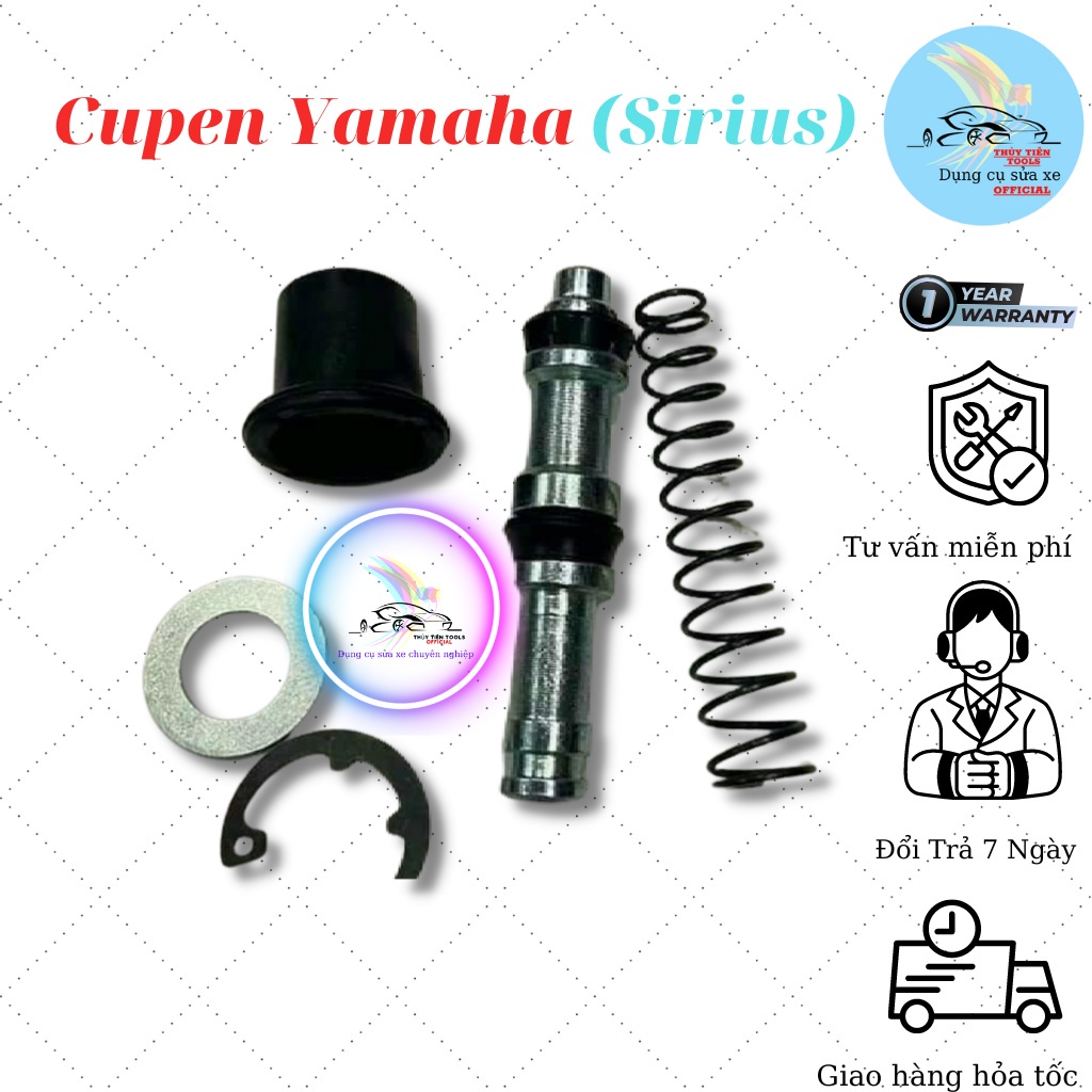 Pittong phanh dầu, phốt cupen các dòng xe Honda, YAMAHA