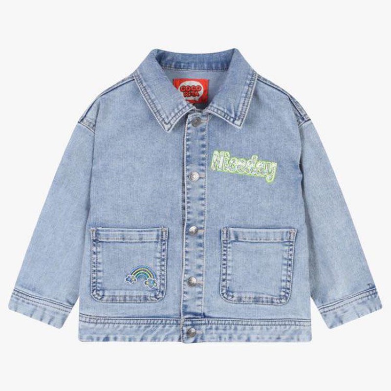 Áo khoác jean bé gái xuất Hàn size 120