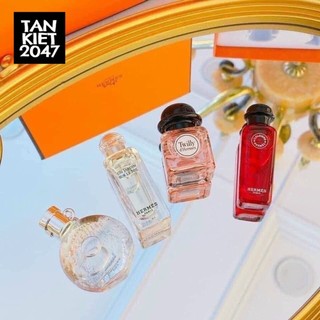 Tách set nước hoa hermes 4 chai mini 7.5 ml gift
