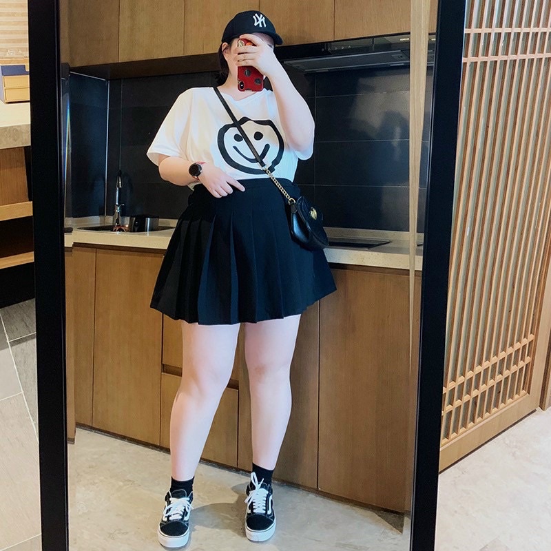 Chân váy xếp ly bigsize - Beo Béo Shop