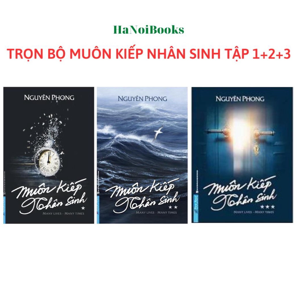 Sách - Nguyên Phong 3 cuốn muôn kiếp nhân sinh tập 1,2,3   - First News