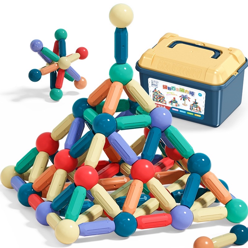 Đồ Chơi Xếp Hình Nam Châm 42pcs Phát Triển Trí Tuệ Đồ Chơi Thông Minh Cho Bé