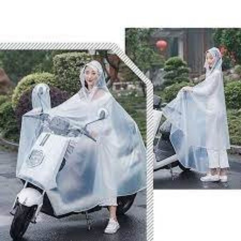 Áo mưa trong suốt họa tiết bông tuyết NHẸ NHÀNG, TIỂU THƯ