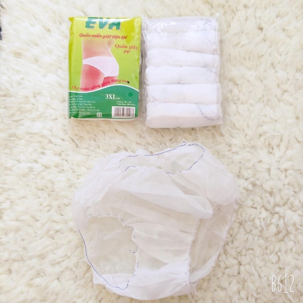 Quần lót giấy dùng 1 lần cho spa - gói 6 cái