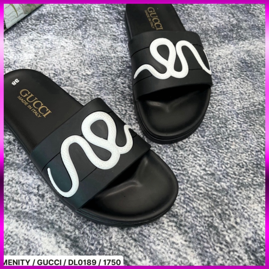Dép Nam Gucci nam, nữ hình rắn ( đế cao su đúc bền đép đi êm chân ) mẫu hot 2023 Vip | BigBuy360 - bigbuy360.vn