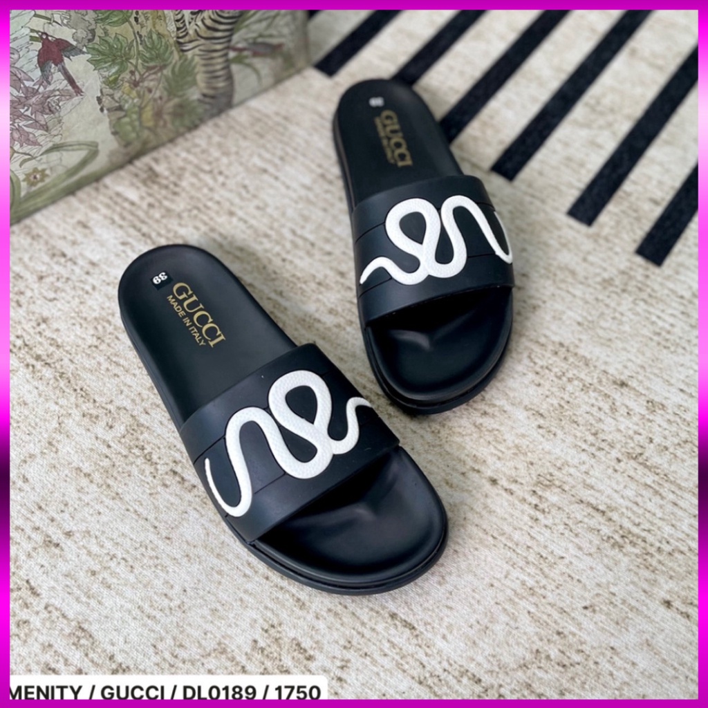 Dép Nam Gucci nam, nữ hình rắn ( đế cao su đúc bền đép đi êm chân ) mẫu hot 2023 Vip | BigBuy360 - bigbuy360.vn
